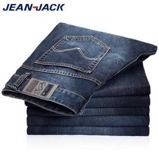 JeanJack男装2011保暖厚款水洗直筒休闲裤子加大码长男士牛仔裤男 \