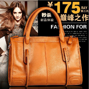 2011秋季新款复古包牛皮包单肩包手提包真皮包韩版时尚流苏女包包 \