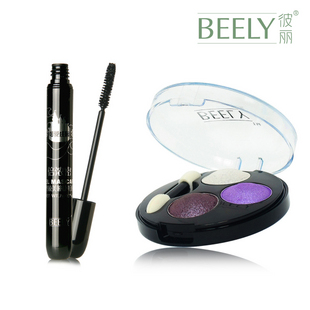 正品beely极致大眼睛彩妆套装 睫毛膏/眼影彩妆眼妆 防水 不晕染 \