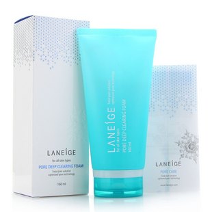 正品!Laneige兰芝毛孔深层清洁泡沫洗面奶160ML 洁面 \