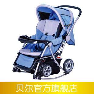 年底大促包邮bair轻便可折叠婴儿推车可平躺摇马给好孩子送大礼包 \