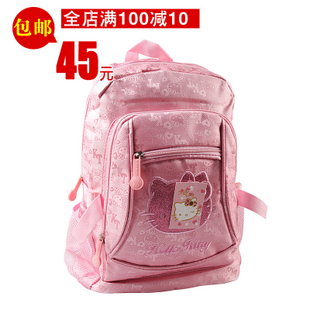 hello kitty韩版小学生书包特价 女款儿童可爱书包 双肩包包女生 \