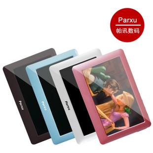 帕讯Parxu 高清MP5 触摸屏+按键 MP4 正品行货 4.3寸4G PA430T+ \