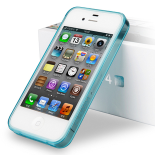 GGMM 苹果4手机壳 iPhone4手机壳 4S外壳 TPU软壳 清水套 手机套 \