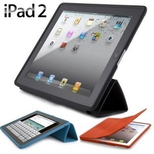 全国包邮ipad2 3 超薄休眠保护套 smart cover 外壳皮套 送6配件 \