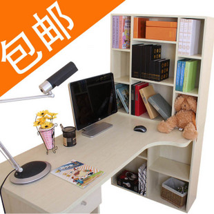 金吉枫宜家转角电脑桌书架书柜书桌组合台式家用写字台办公桌包邮 \