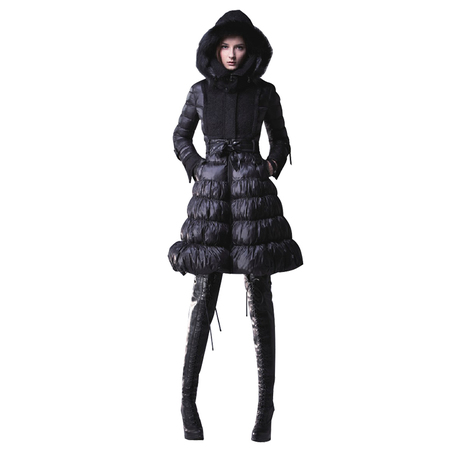 JORYAWEEKEND卓雅周末专柜正品冬装女装长款修身显瘦羽绒服 \