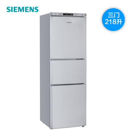 SIEMENS/西门子 KK22F0060W 三门三开门式零度家用电冰箱银色节能